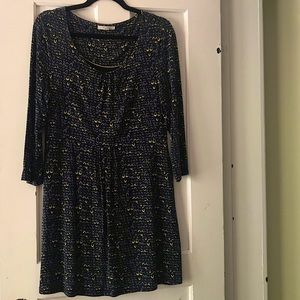 3/4 length sleeve jersey mini dress US size 12